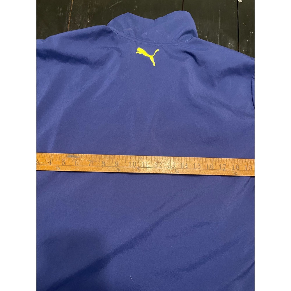 Puma Training Pullover Jacket Men's Medium Blue Y… - image 4